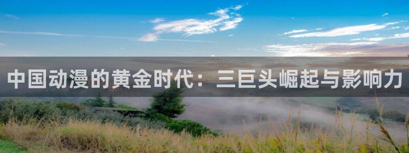 天堂动漫.shop：中国动漫的黄金时代：三巨头崛起与影响力